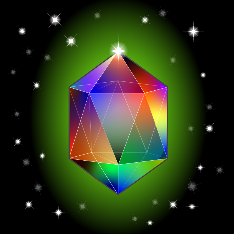 クリスタルのイラスト